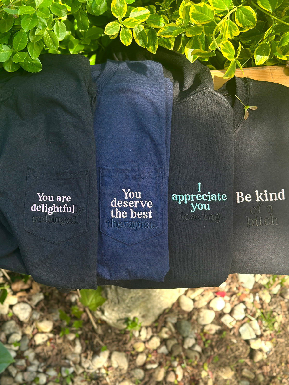 Hide a feeling sarcastic tops